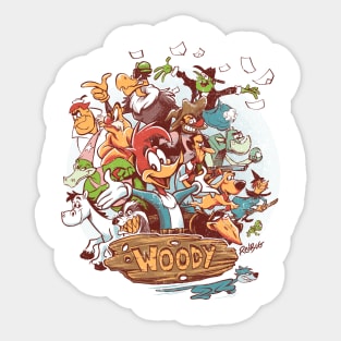 Woody Sticker